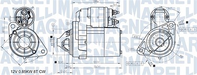 Magneti Marelli Starter [Hersteller-Nr. 063721307010] für Nissan von MAGNETI MARELLI