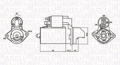 Magneti Marelli Starter [Hersteller-Nr. 063721334010] für Opel, Suzuki von MAGNETI MARELLI