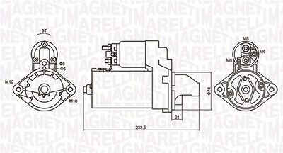 Magneti Marelli Starter [Hersteller-Nr. 063721406010] für BMW von MAGNETI MARELLI