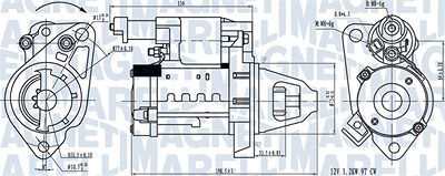 Magneti Marelli Starter [Hersteller-Nr. 063721642610] für Honda von MAGNETI MARELLI