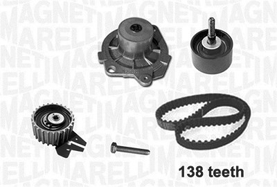 Magneti Marelli Wasserpumpe + Zahnriemensatz [Hersteller-Nr. 341403980001] für Alfa Romeo, Fiat, Saab, Suzuki von MAGNETI MARELLI