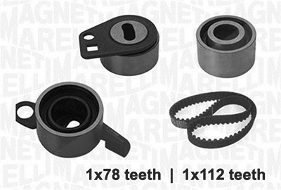 Magneti Marelli Zahnriemensatz [Hersteller-Nr. 341301330000] für Land Rover von MAGNETI MARELLI