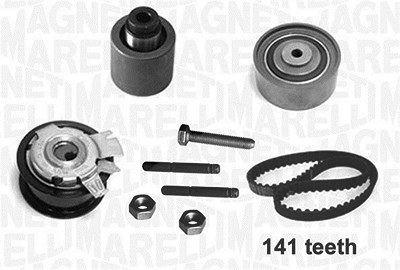 Magneti Marelli Zahnriemensatz [Hersteller-Nr. 341301450000] für Audi, Dodge, Jeep, Mitsubishi, Seat, Skoda, VW von MAGNETI MARELLI