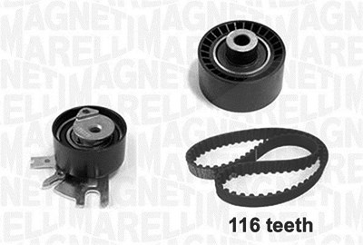 Magneti Marelli Zahnriemensatz [Hersteller-Nr. 341301690000] für Peugeot, Lancia, Citroën, Fiat, Ford, Volvo von MAGNETI MARELLI