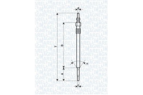 Magneti Marelli 062900030304 Glühkerze von Magneti Marelli