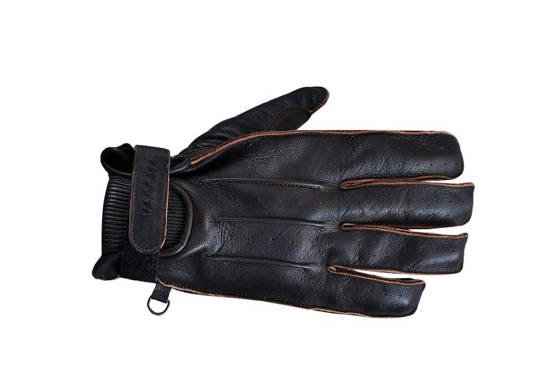 MAGOMA Midtown A ++ Leder Motorradhandschuhe mit Schutz, Brown, M. von MAGOMA