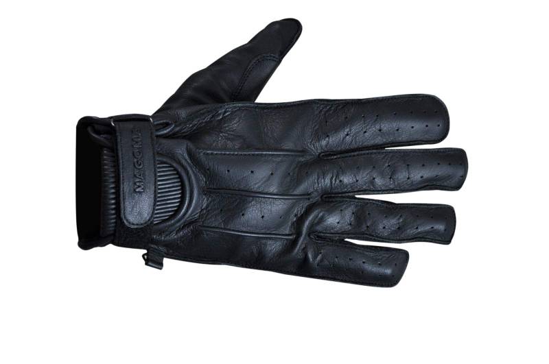 MAGOMA Midtown A ++ Leder Motorradhandschuhe mit Schutz, Schwarz, S. von MAGOMA