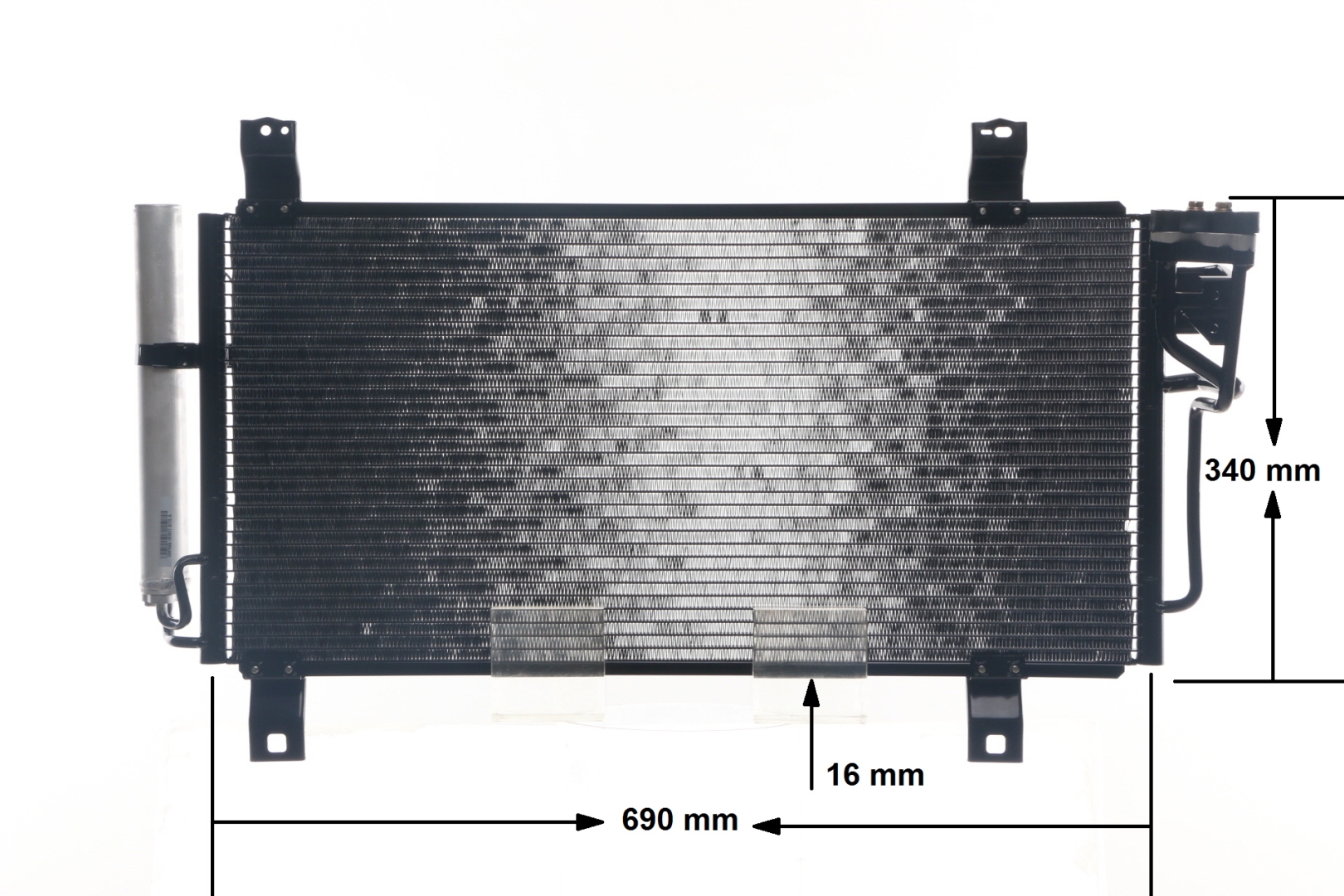 MAHLE ORIGINAL Klimakondensator MAZDA AC 714 000S GSYF6148Z,GSYF6148ZA,GS1D61480C GS1D61480D,GSYD6148ZA,GSYD6148ZB,GSYD6148ZC von MAHLE ORIGINAL