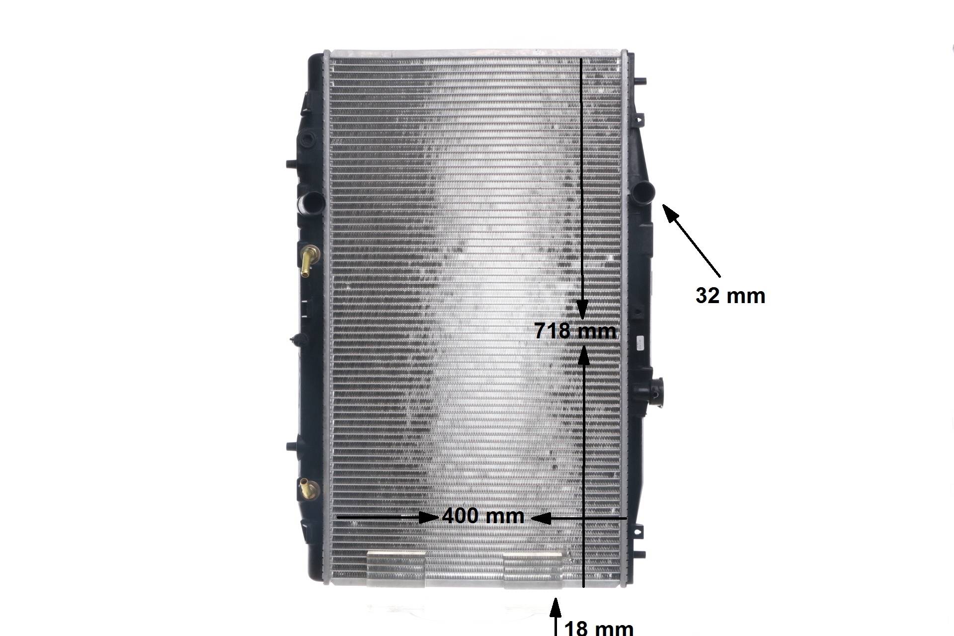 MAHLE ORIGINAL Kühler, Motorkühlung HONDA CR 1462 000S 19010RAAA61,19010RAAA01,19010RAAA51 Kühler,Wasserkühler,Autokühler,Motorkühler von MAHLE ORIGINAL