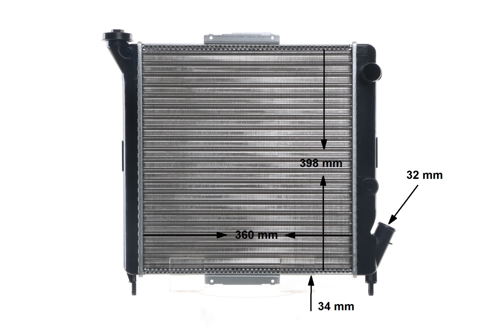 MAHLE ORIGINAL Kühler, Motorkühlung RENAULT CR 832 000S 7702146438,7702159882,7700757930 Kühler,Wasserkühler,Autokühler,Motorkühler 7700773968 von MAHLE ORIGINAL