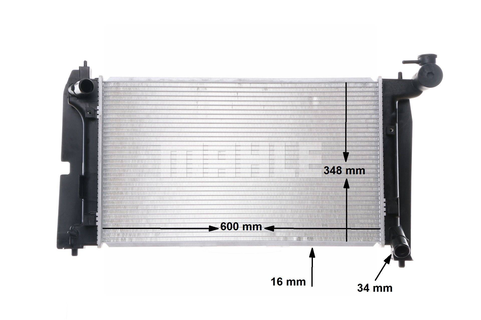 MAHLE ORIGINAL Kühler, Motorkühlung TOYOTA CR 1526 000S 1640021130,1640021140,164002114087 Kühler,Wasserkühler,Autokühler,Motorkühler von MAHLE ORIGINAL