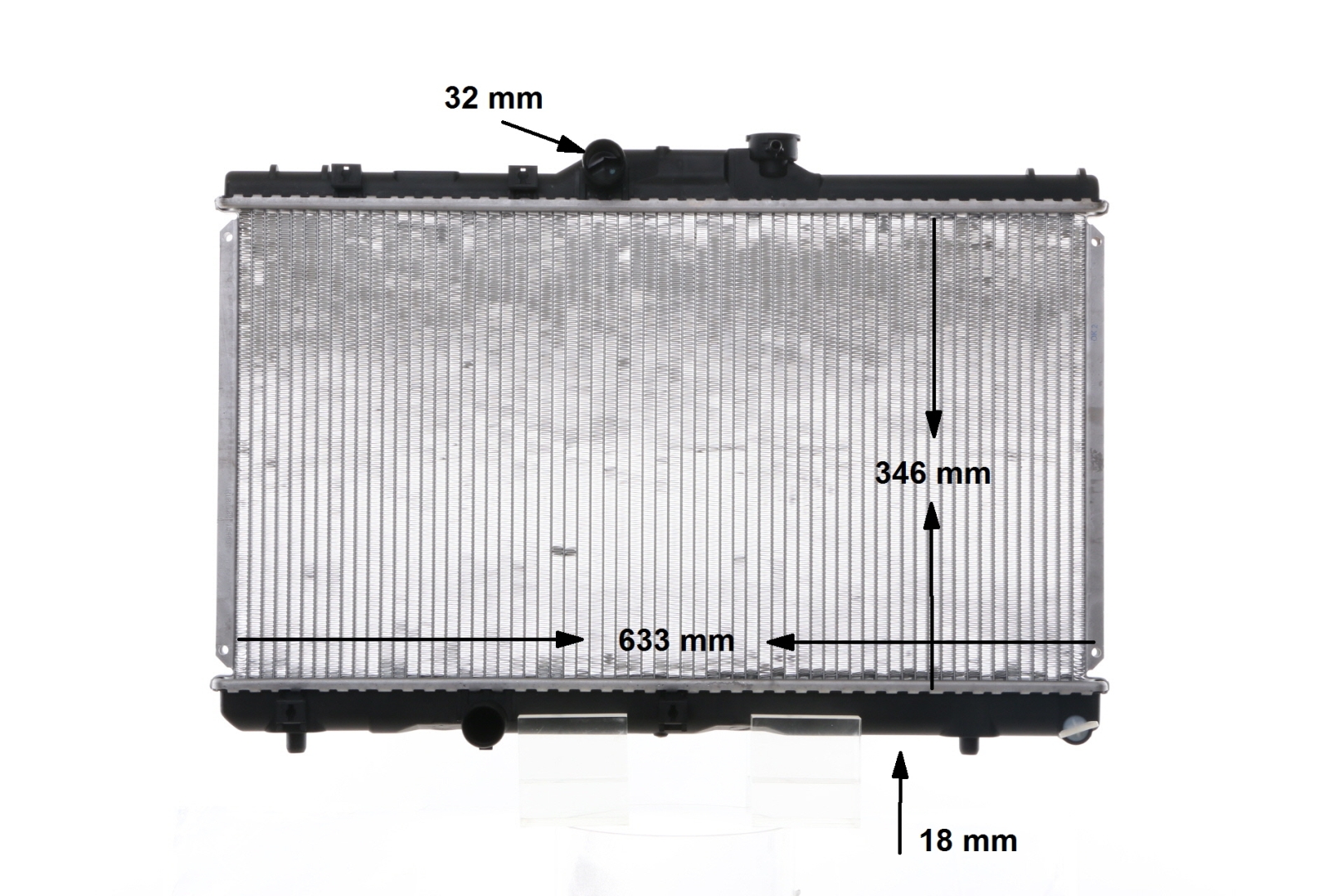 MAHLE ORIGINAL Kühler, Motorkühlung TOYOTA CR 162 000S 1640015480,1640016640,1640016710 Kühler,Wasserkühler,Autokühler,Motorkühler 164001679087 von MAHLE ORIGINAL