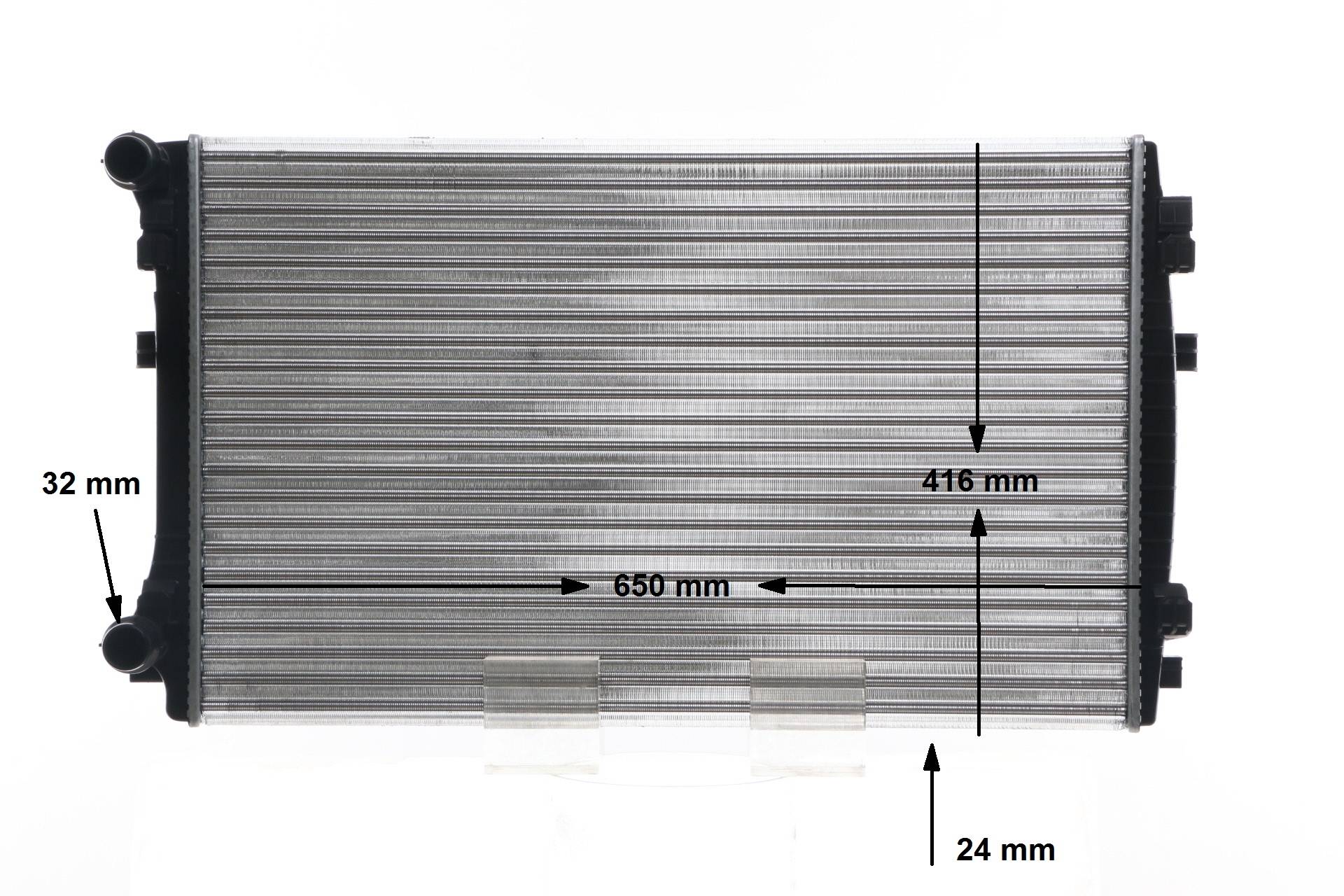 MAHLE ORIGINAL Kühler, Motorkühlung VW,AUDI,SKODA CR 2054 001S 5Q0121251ER,5Q0121251FJ,5Q0121251GD Kühler,Wasserkühler,Autokühler,Motorkühler von MAHLE ORIGINAL