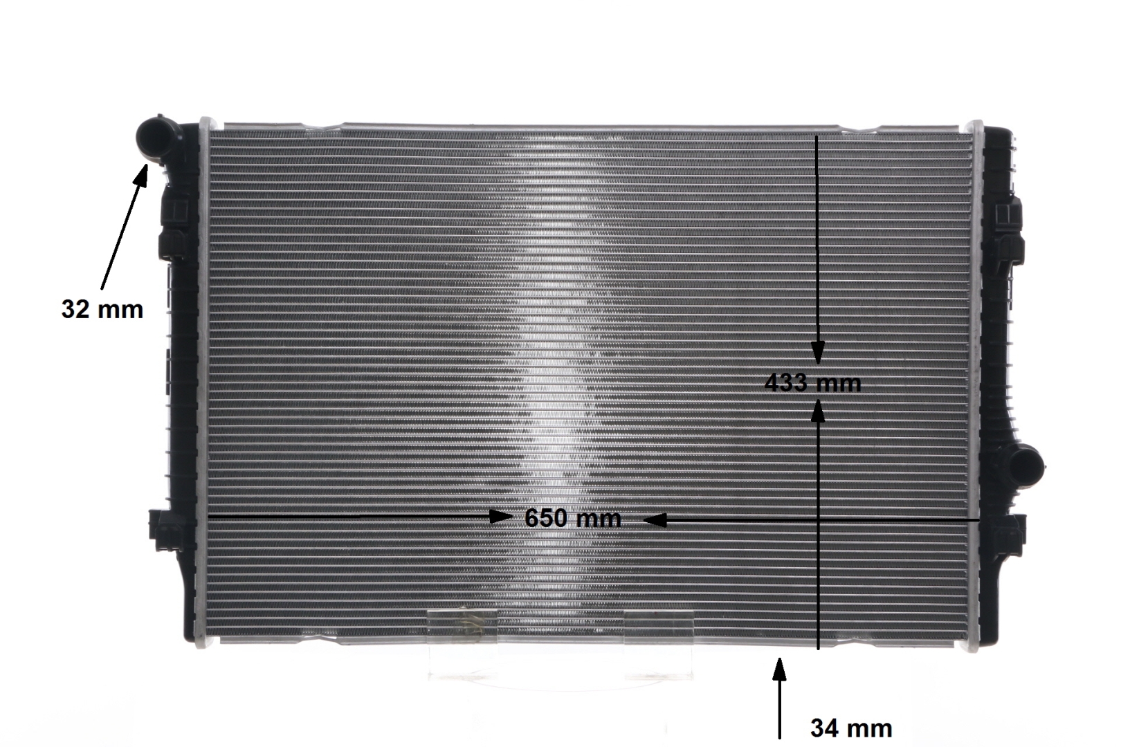 MAHLE ORIGINAL Kühler, Motorkühlung VW,AUDI,SKODA CR 811 000S 5Q0121251EP,5Q0121251ET,5Q0121251FN Kühler,Wasserkühler,Autokühler,Motorkühler von MAHLE ORIGINAL