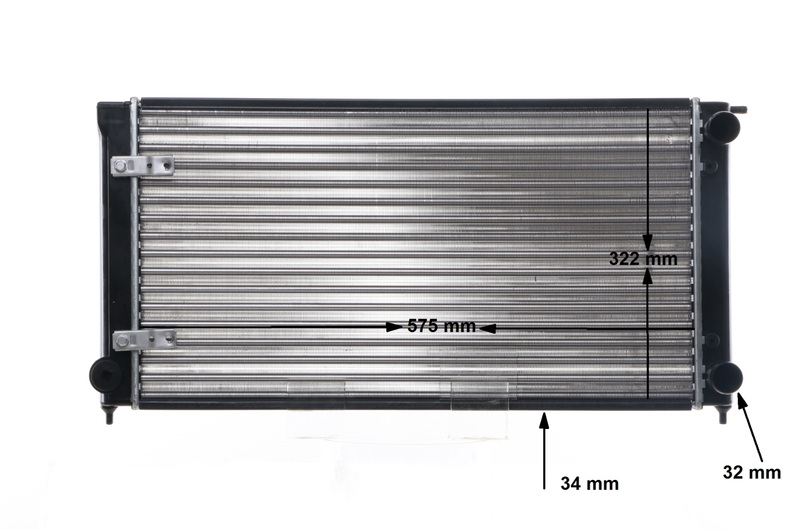 MAHLE ORIGINAL Kühler, Motorkühlung VW CR 414 000S 171121253BH,171121253CK,171121253CL Kühler,Wasserkühler,Autokühler,Motorkühler 171121253BG von MAHLE ORIGINAL