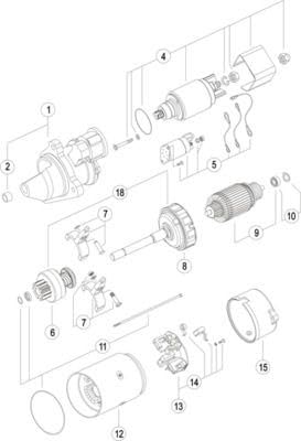 MAHLE ORIGINAL MS 225 Anlasser von MAHLE