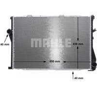 MAHLE ORIGINAL Kühler, Motorkühlung BEHR Kühlrippen gelötet CR 295 000S Kühler,Wasserkühler BMW,5 Limousine (E39),5 Touring (E39),7 (E38) von MAHLE ORIGINAL