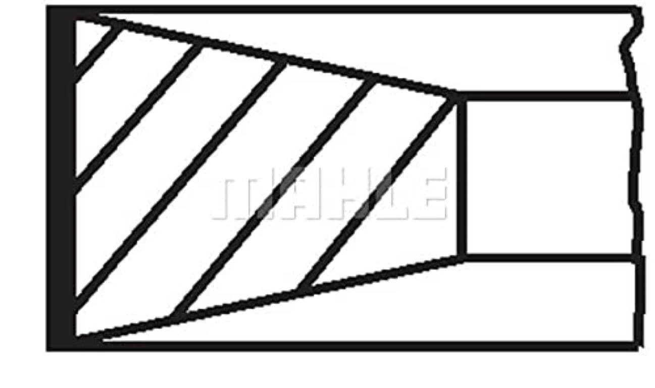 Mahle Original 009 50 N0 Kolbenringsatz von MAHLE