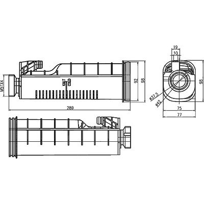 Mahle Ausgleichsbehälter, Kühlmittel [Hersteller-Nr. CRT114000S] für BMW von MAHLE