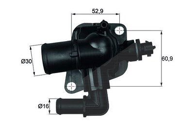 Mahle Thermostat, Kühlmittel [Hersteller-Nr. TI15088] für Alfa Romeo, Chevrolet, Citroën, Fiat, Opel, Peugeot von MAHLE