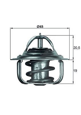 Mahle Thermostat, Kühlmittel [Hersteller-Nr. TX 5 88D] für Saab, Opel, Ford von MAHLE