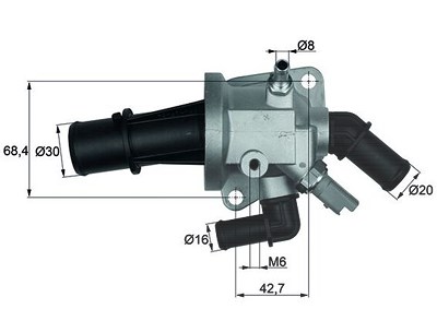 Mahle Thermostat, Kühlmittel [Hersteller-Nr. TI15388] für Opel, Suzuki von MAHLE