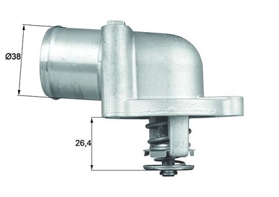 Mahle Thermostat, Kühlmittel [Hersteller-Nr. TI7887D] für Alfa Romeo, Lancia von MAHLE