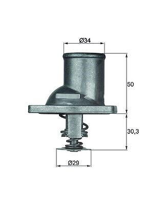 Mahle Thermostat, Kühlmittel [Hersteller-Nr. TI192] für Isuzu, Gm Korea, Opel von MAHLE