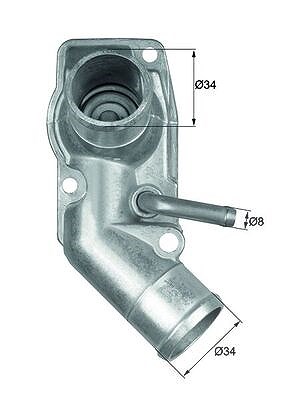 Mahle Thermostat, Kühlmittel [Hersteller-Nr. TI21392D] für Opel von MAHLE