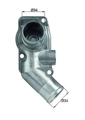 Mahle Thermostat, Kühlmittel [Hersteller-Nr. TI5092D] für Opel von MAHLE