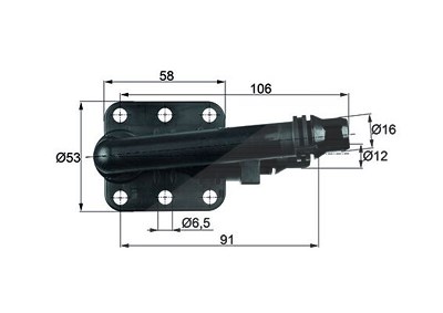 Mahle Thermostat, Ölkühlung [Hersteller-Nr. TO582] für BMW von MAHLE