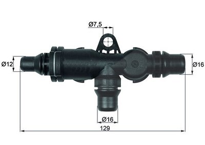 Mahle Thermostat, Ölkühlung [Hersteller-Nr. TO482] für BMW, Land Rover von MAHLE