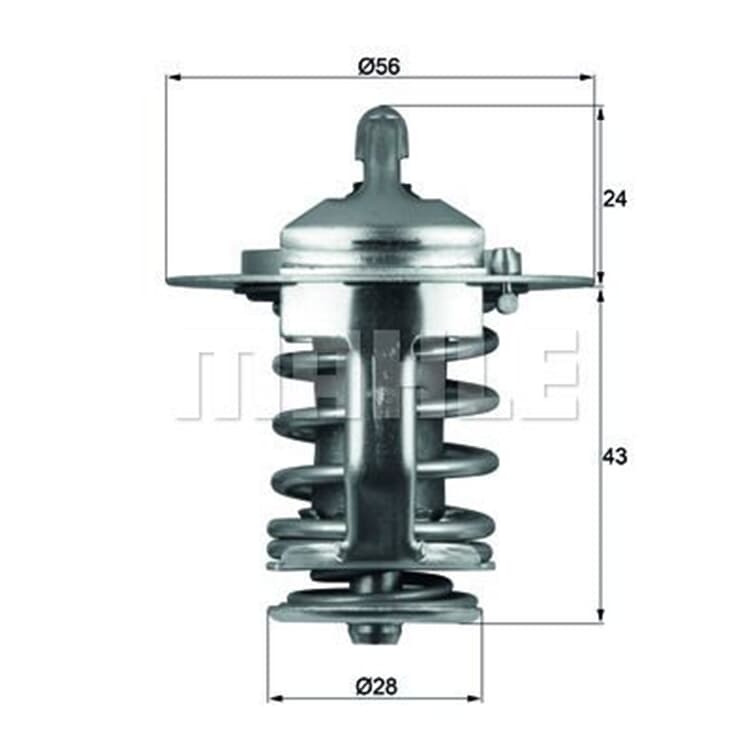 Behr Thermostat Citroen Hyundai Kia Mitsubishi Smart Toyota Volvo von MAHLE