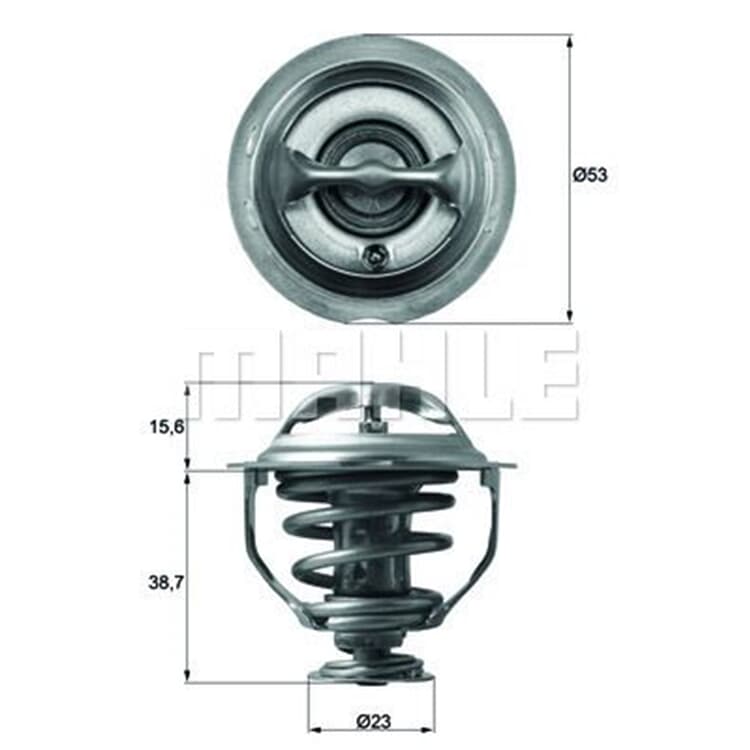 Behr Thermostat mit Dichtung Audi VW von MAHLE