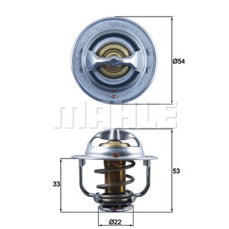 Behr Thermostat mit Dichtung Chevrolet Opel von MAHLE