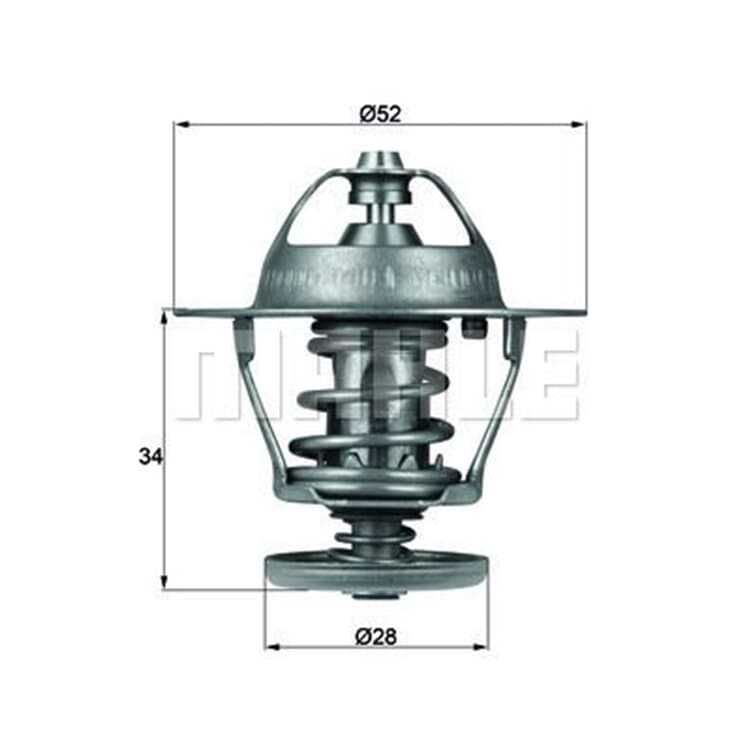 Behr Thermostat mit Dichtung Citroen Fiat Ford Peugeot von MAHLE