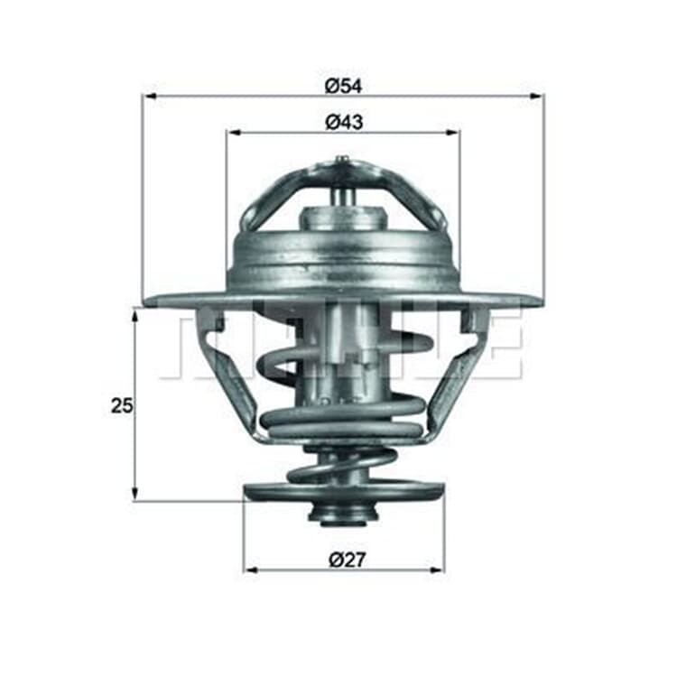 Behr Thermostat mit Dichtung Citroen Fiat Iveco Peugeot von MAHLE