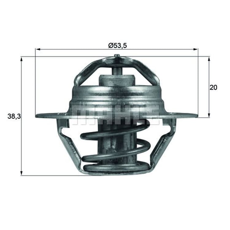 Behr Thermostat mit Dichtung Citroen Fiat Lada Opel Peugeot Renault Rover Volvo von MAHLE