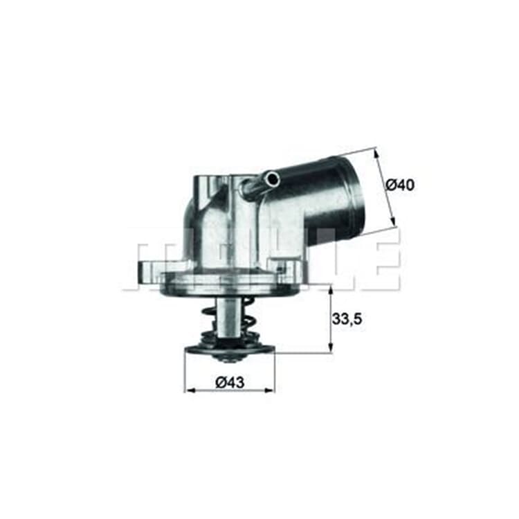 Behr Thermostat mit Dichtung Daewoo Mercedes Ssangyong VW von MAHLE