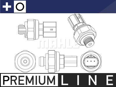 Mahle Druckschalter, Klimaanlage [Hersteller-Nr. ASE10000P] für Honda von MAHLE