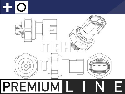 Mahle Druckschalter, Klimaanlage [Hersteller-Nr. ASE9000P] für Lexus, Toyota von MAHLE