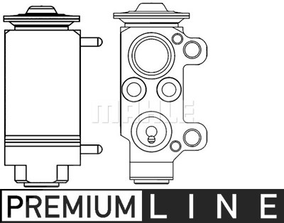 Mahle Expansionsventil, Klimaanlage [Hersteller-Nr. AVE56000P] für BMW von MAHLE