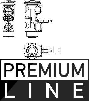 Mahle Expansionsventil, Klimaanlage [Hersteller-Nr. AVE60000P] für BMW von MAHLE