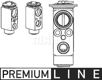 Mahle Expansionsventil, Klimaanlage [Hersteller-Nr. AVE65000P] für Opel von MAHLE