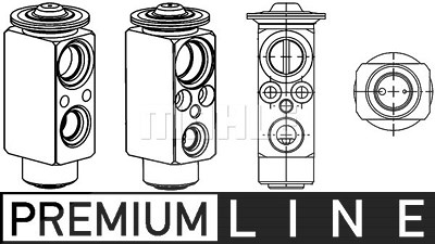 Mahle Expansionsventil, Klimaanlage [Hersteller-Nr. AVE68000P] für Land Rover, BMW von MAHLE