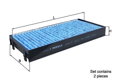 Mahle Filter, Innenraumluft [Hersteller-Nr. LAO221/S] für BMW von MAHLE