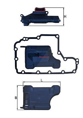 Mahle Hydraulikfilter, Automatikgetriebe [Hersteller-Nr. HX157D] für Opel von MAHLE