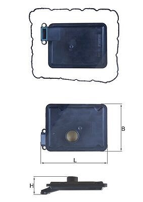 Mahle Hydraulikfilter, Automatikgetriebe [Hersteller-Nr. HX254D] für Hyundai, Kia von MAHLE