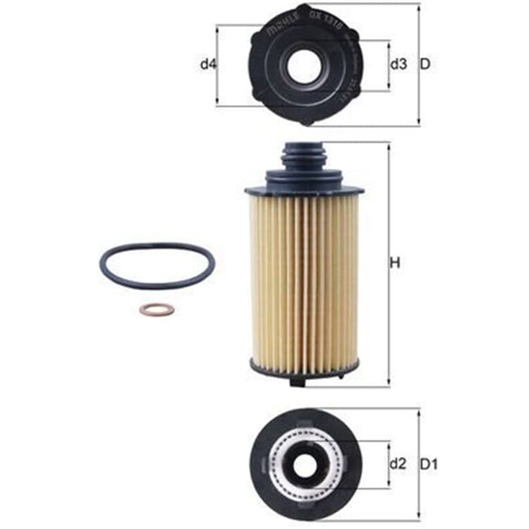 Knecht ?lfilter Ssangyong Rexton Tivoli Xlv von MAHLE