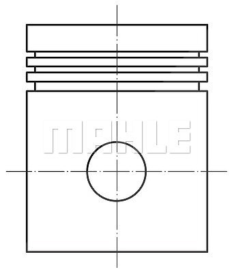 Mahle Kolben [Hersteller-Nr. 0121200] für Opel von MAHLE